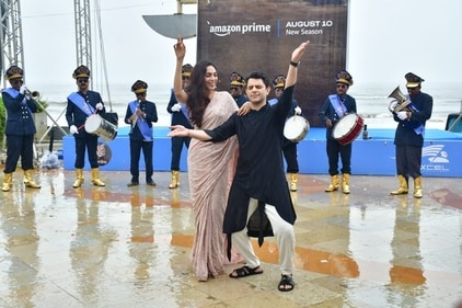 Sobhita Dhulipala and Arjun Mathur for promotions of Made In Heaven Season 2. Sobhita Dhulipala and Arjun Mathur for promotions of Made In Heaven Season 2.