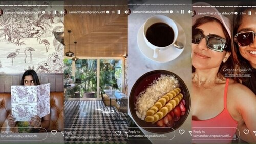 Samantha is in Bali with Anusha Swamy.