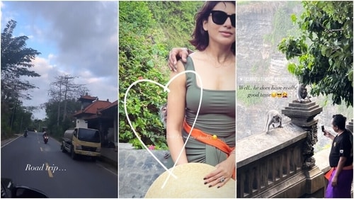 A monkey stole Samantha Ruth Prabhu's sunglasses. (Instagram)
