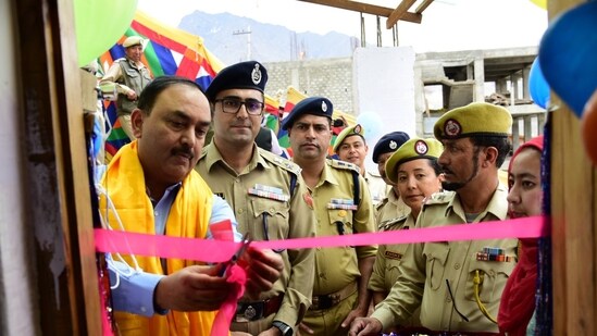 ADGP Ladakh Sh. S.D Singh Jamwal, IPS inaugurated Women Police Station Kargil today (Twitter)