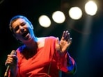 Irish singer Sinead O'Connor during a performance in 2007. 