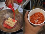 Maggi made in an aerated drink. Maggi made in an aerated drink.