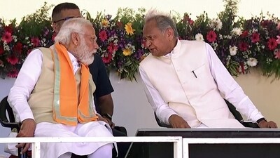 PM Modi is scheduled to inaugurate/lay foundation of several development projects in Rajasthan on Thursday. (ANI) PM Modi is scheduled to inaugurate/lay foundation of several development projects in Rajasthan on Thursday. (ANI)