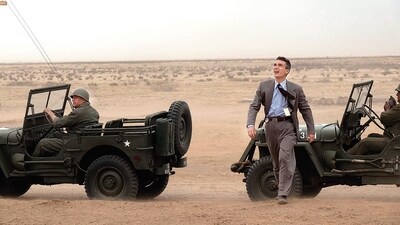 Cillian Murphy in a still from Oppenheimer. Cillian Murphy in a still from Oppenheimer.