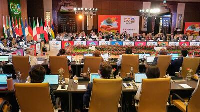 Delegates during the 4th G20 Environment and Climate Sustainability Working Group (ECSWG) meeting, in Chennai on Thursday. (PTI) Delegates during the 4th G20 Environment and Climate Sustainability Working Group (ECSWG) meeting, in Chennai on Thursday. (PTI)