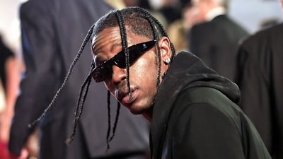 (FILES) US rapper Travis Scott arrives for the screening of the film "The Idol" during the 76th edition of the Cannes Film Festival in Cannes, southern France, on May 22, 2023. US rapper Travis Scott will not face criminal charges for the crowd movement that left ten people dead at the Astroworld festival he co-organized in Texas in November 2021, judicial authorities announced on June 29.
"No criminal charges will be filed," Harris County District Attorney Kim Ogg's office said in a statement. (Photo by Valery HACHE / AFP) (AFP) (FILES) US rapper Travis Scott arrives for the screening of the film "The Idol" during the 76th edition of the Cannes Film Festival in Cannes, southern France, on May 22, 2023. US rapper Travis Scott will not face criminal charges for the crowd movement that left ten people dead at the Astroworld festival he co-organized in Texas in November 2021, judicial authorities announced on June 29.
"No criminal charges will be filed," Harris County District Attorney Kim Ogg's office said in a statement. (Photo by Valery HACHE / AFP) (AFP)