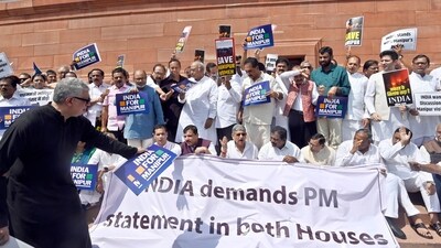 INDIA -- the united opposition will move a no-confidence motion against the government today. (Hindustan Times)