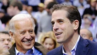 President Joe Biden and his son Hunter Biden at the Duke Georgetown NCAA college basketball game in Washington. (AP/ File photo) President Joe Biden and his son Hunter Biden at the Duke Georgetown NCAA college basketball game in Washington. (AP/ File photo)