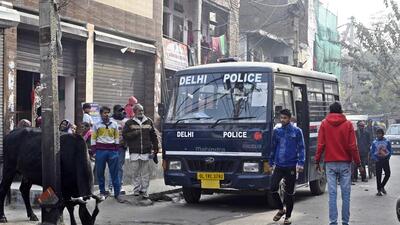 Outside the residence of Kanjhawala accident victim Anjali Kumari at Mangol Puri in New Delhi in January. (HT Archive) Outside the residence of Kanjhawala accident victim Anjali Kumari at Mangol Puri in New Delhi in January. (HT Archive)