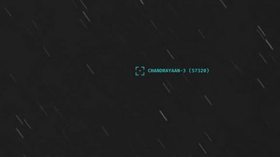 Chandrayaan-3 as observed by the Polish ROTUZ (Panoptes-4) telescope (Twitter/@sybilla_tech) Chandrayaan-3 as observed by the Polish ROTUZ (Panoptes-4) telescope (Twitter/@sybilla_tech)