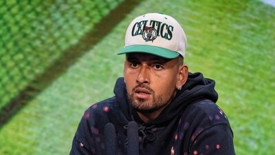 Australia's Nick Kyrgios speaks during a press conference ahead of Wimbledon 2023 (AFP) Australia's Nick Kyrgios speaks during a press conference ahead of Wimbledon 2023 (AFP)
