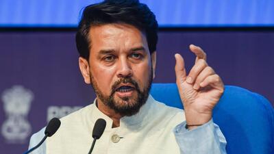 Union information and broadcasting minister Anurag Thakur (File Photo)