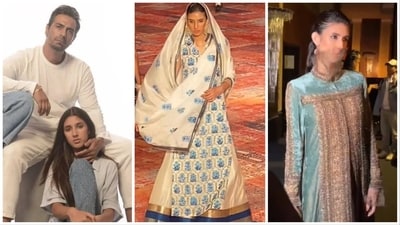 Myra Rampal walked the ramp at India Couture Week. Myra Rampal walked the ramp at India Couture Week.