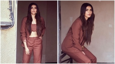 Karishma Tanna is an absolute fashionista. The actor keeps slaying fashion goals in range of attire – from her summer fashion goals in flowy dresses to decking up as the boss babe in power suits. Karishma knows how to keep it chic, simple and stylish with every ensemble. On Thursday, the actor shared a set of pictures of herself looking like a queen. (Instagram/@karishmaktanna) Karishma Tanna is an absolute fashionista. The actor keeps slaying fashion goals in range of attire – from her summer fashion goals in flowy dresses to decking up as the boss babe in power suits. Karishma knows how to keep it chic, simple and stylish with every ensemble. On Thursday, the actor shared a set of pictures of herself looking like a queen. (Instagram/@karishmaktanna)