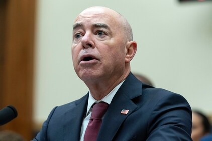 Homeland Security Secretary Alejandro Mayorkas testifies before the House Judiciary Committee hearing on Oversight of the U.S. Department of Homeland Security on Capitol Hill in Washington, Wednesday, July 26, 2023. (AP Photo/Jose Luis Magana) (AP) Homeland Security Secretary Alejandro Mayorkas testifies before the House Judiciary Committee hearing on Oversight of the U.S. Department of Homeland Security on Capitol Hill in Washington, Wednesday, July 26, 2023. (AP Photo/Jose Luis Magana) (AP)