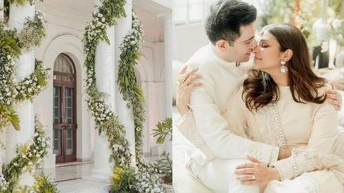Parineeti Chopra got engaged to Raghav Chadha in Delhi earlier in May. Parineeti Chopra got engaged to Raghav Chadha in Delhi earlier in May.