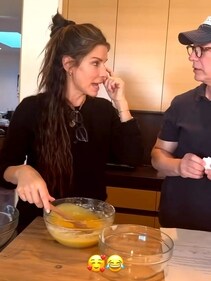Baking with Bullock (JENNIFER ANISTON/INSTAGRAM) Baking with Bullock (JENNIFER ANISTON/INSTAGRAM)