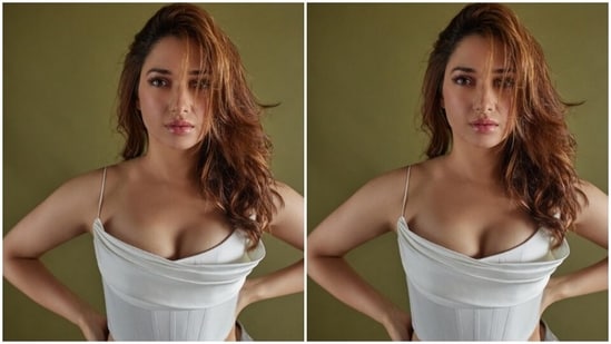 The best comment for Tamannaah came from none other than boyfriend Vijay Varma, who dropped by to write, "Heat wave in monsoon?"&nbsp;(Instagram/@tamannaahspeaks)