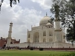 A view of the Taj Mahal in Agra. (Sonu Mehta/Hindustan Times)