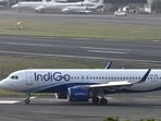 An Indigo aircraft