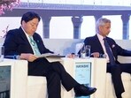 External affairs minister SJaishankar and Japanese foreign minister Yoshimasa Hayashi discussed ways to step up Japanese investments in India and deepen defence cooperation. (Twitter/DrSJaishankar)
