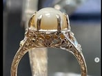 US woman found a pearl in her clam and turned it into a ring. US woman found a pearl in her clam and turned it into a ring.