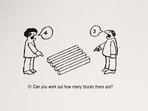 How many blocks do you see in this optical illusion?