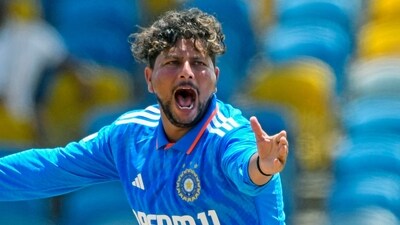 India's Kuldeep Yadav during the 1st ODI match against West Indies (BCCI Twitter) India's Kuldeep Yadav during the 1st ODI match against West Indies (BCCI Twitter)