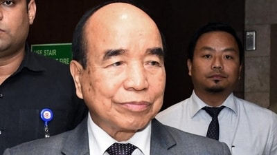 Chief minister Zoramthanga spoke about the Manipur crisis, the influx of refugees to Mizoram, UCC, and his role in NDA (ANI) Chief minister Zoramthanga spoke about the Manipur crisis, the influx of refugees to Mizoram, UCC, and his role in NDA (ANI)