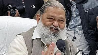 Haryana home minister Anil Vij directed officers of the bureau to permit vehicles only of authorised contractors to enter the mining areas, saying no vehicles without permission should not be allowed (ANI File)