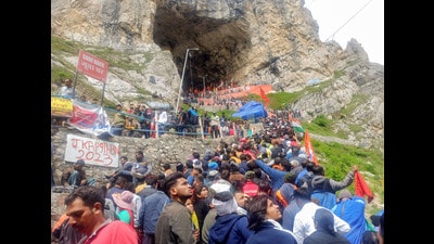 Last year, a total of 3.65 lakh pilgrims had undertaken the Amarnath Yatra (ANI Photo) Last year, a total of 3.65 lakh pilgrims had undertaken the Amarnath Yatra (ANI Photo)