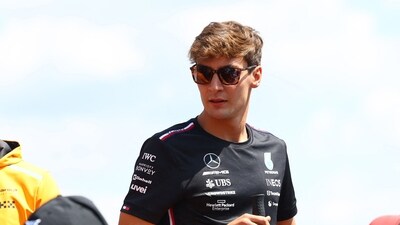 Mercedes' George Russell ahead of the Hungarian Grand Prix (REUTERS)