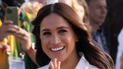 Meghan Markle, Duchess of Sussex, arrives at the Invictus Games venue in The Hague, Netherlands on April 15, 2022 (AP Photo/Peter Dejong, File) (AP) Meghan Markle, Duchess of Sussex, arrives at the Invictus Games venue in The Hague, Netherlands on April 15, 2022 (AP Photo/Peter Dejong, File) (AP)