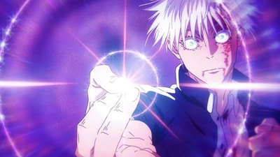 Gojo Satoru uses Hollow Purple against Fushiguro Toji in Jujutsu Kaisen Season 2 Episode 4 (MAPPA) Gojo Satoru uses Hollow Purple against Fushiguro Toji in Jujutsu Kaisen Season 2 Episode 4 (MAPPA)