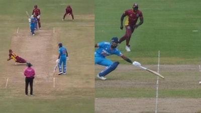 Hardik Pandya incurred an unfortunate dismissal in 1st ODI vs West Indies
