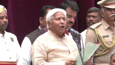 Congress leader HK Patil. (ANI) Congress leader HK Patil. (ANI)