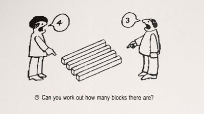 How many blocks do you see in this optical illusion? (Twitter/@Crazy Optical Illusion) How many blocks do you see in this optical illusion? (Twitter/@Crazy Optical Illusion)
