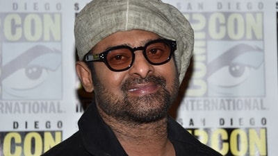 Prabhas poses during the first glimpse launch of Kalki 2898-AD at San Diego Comic-Con recently. (AFP) Prabhas poses during the first glimpse launch of Kalki 2898-AD at San Diego Comic-Con recently. (AFP)