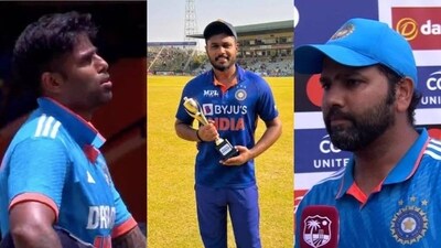 Sanju Samson was ignored for the opening ODI match against West Indies Sanju Samson was ignored for the opening ODI match against West Indies