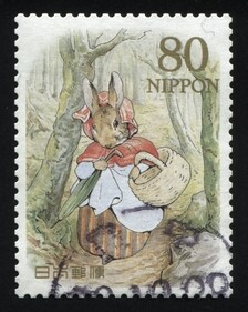 A stamp printed by Japan shows The Tale of Peter Rabbit, circa 2012. (Shutterstock) A stamp printed by Japan shows The Tale of Peter Rabbit, circa 2012. (Shutterstock)