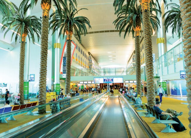 In Dubai (above) the arrival scan takes seconds, you don’t even have to scan your passport on the way out. In Dubai (above) the arrival scan takes seconds, you don’t even have to scan your passport on the way out.
