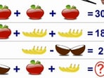 The image shows a maths puzzle. Can you solve it? The image shows a maths puzzle. Can you solve it?