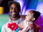 Travis Scott with his 5-year-old daughter Stormi Webster