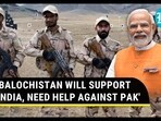 'BALOCHISTAN WILL SUPPORT INDIA, NEED HELP AGAINST PAK' 'BALOCHISTAN WILL SUPPORT INDIA, NEED HELP AGAINST PAK'