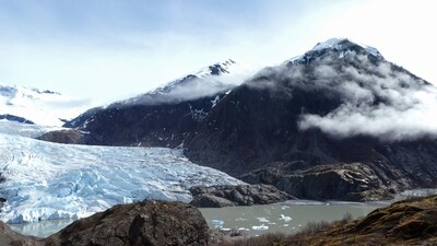 Parkachik Glacier is one of the largest glacier in the Suru River valley, which is a part of the Southern Zanskar Ranges, western Himalaya. (AP/ Representative image) Parkachik Glacier is one of the largest glacier in the Suru River valley, which is a part of the Southern Zanskar Ranges, western Himalaya. (AP/ Representative image)