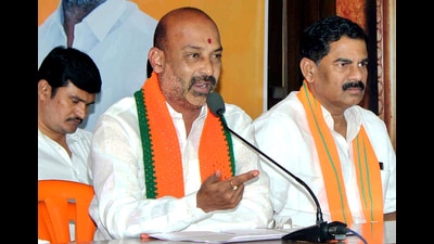 Bandi Sanjay Kumar expressed gratitude to the Telangana BJP cadre and all the people, especially from Karimnagar who have supported him always to learn and grow in every role (ANI) Bandi Sanjay Kumar expressed gratitude to the Telangana BJP cadre and all the people, especially from Karimnagar who have supported him always to learn and grow in every role (ANI)