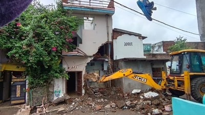 Both the rape accused’s houses were found to be constructed illegally. (Twitter) Both the rape accused’s houses were found to be constructed illegally. (Twitter)