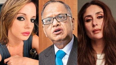 Sussanne Khan lauded Narayan Murthy's comments criticising Kareena Kapoor. Sussanne Khan lauded Narayan Murthy's comments criticising Kareena Kapoor.