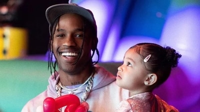 Travis Scott with his 5-year-old daughter Stormi Webster (Instagram/Kylie Jenner) Travis Scott with his 5-year-old daughter Stormi Webster (Instagram/Kylie Jenner)
