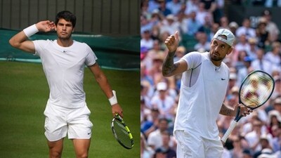 Nick Kyrgios is eager to face new Wimbledon champion Carlos Alcaraz Nick Kyrgios is eager to face new Wimbledon champion Carlos Alcaraz